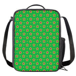 Mardi Gras Star Pattern Print Crossbody Lunch Bag