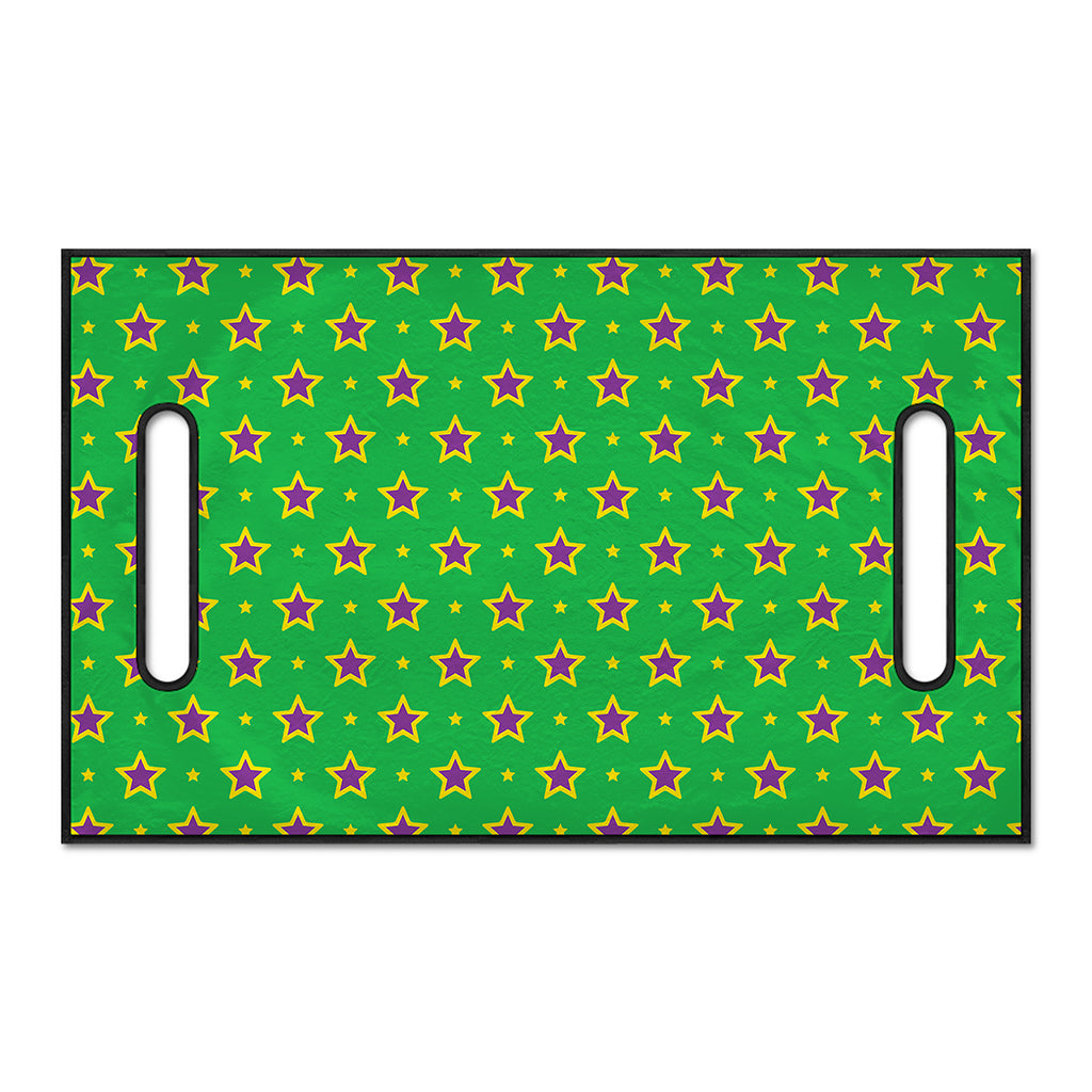 Mardi Gras Star Pattern Print Golf Cart Seat Cover