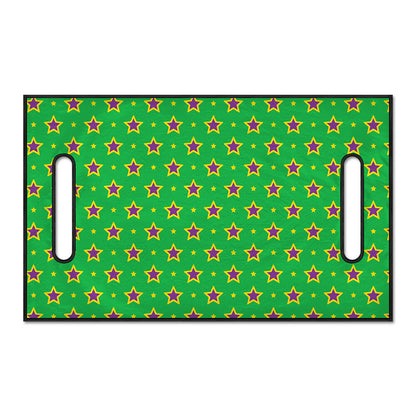 Mardi Gras Star Pattern Print Golf Cart Seat Cover