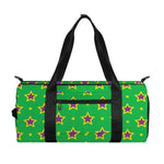 Mardi Gras Star Pattern Print Gym Bag