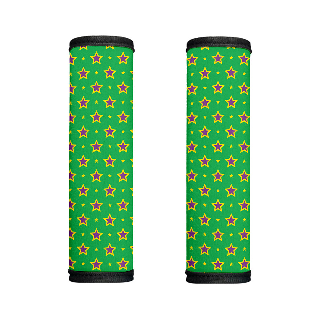 Mardi Gras Star Pattern Print Handle Covers