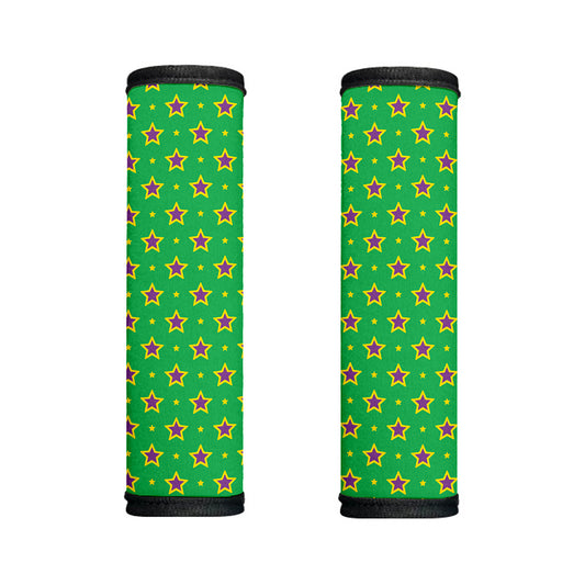 Mardi Gras Star Pattern Print Handle Covers