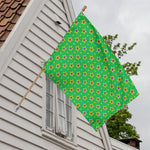 Mardi Gras Star Pattern Print House Flag