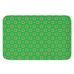 Mardi Gras Star Pattern Print Indoor Door Mat