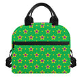 Mardi Gras Star Pattern Print Insulated Lunch Bag