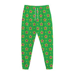 Mardi Gras Star Pattern Print Jogger Pants