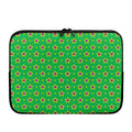 Mardi Gras Star Pattern Print Laptop Sleeve