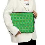 Mardi Gras Star Pattern Print Laptop Sleeve
