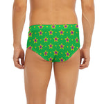 Mardi Gras Star Pattern Print Men's Briefs