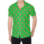Mardi Gras Star Pattern Print Men's Shirt