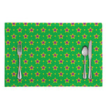 Mardi Gras Star Pattern Print Placemat