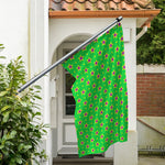 Mardi Gras Star Pattern Print Polyester Flag