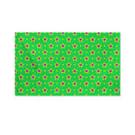Mardi Gras Star Pattern Print Polyester Flag