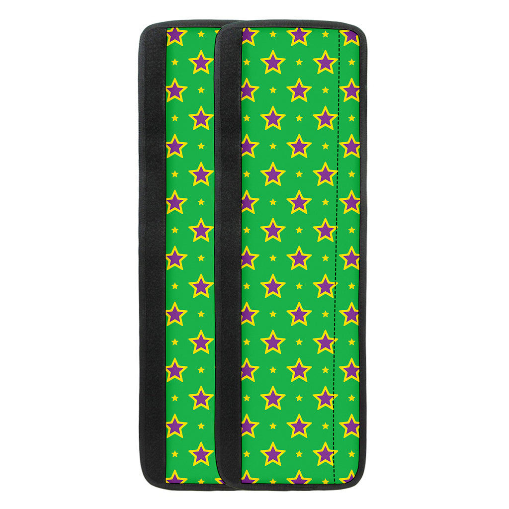 Mardi Gras Star Pattern Print Refrigerator Handle Covers