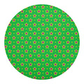 Mardi Gras Star Pattern Print Round Blanket
