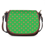 Mardi Gras Star Pattern Print Saddle Bag
