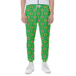 Mardi Gras Star Pattern Print Scuba Joggers