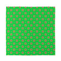 Mardi Gras Star Pattern Print Silk Bandana