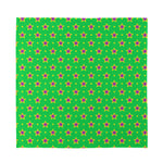 Mardi Gras Star Pattern Print Silk Bandana