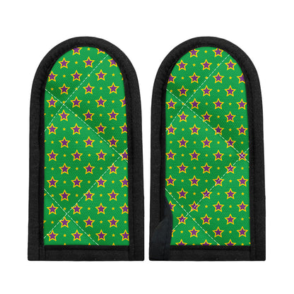 Mardi Gras Star Pattern Print Skillet Handle Cover