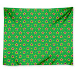 Mardi Gras Star Pattern Print Tapestry