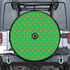 Mardi Gras Star Pattern Print Tire Cover With Camera Hole