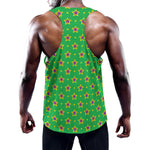 Mardi Gras Star Pattern Print Training Tank Top