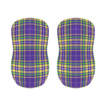 Mardi Gras Tartan Plaid Pattern Print Bar Stool Covers