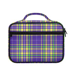 Mardi Gras Tartan Plaid Pattern Print Briefcase Bible Bag