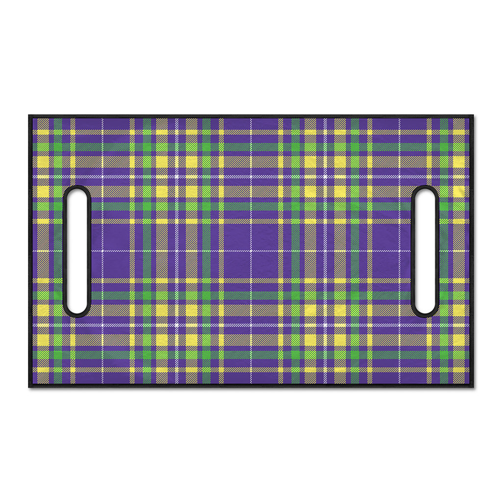 Mardi Gras Tartan Plaid Pattern Print Golf Cart Seat Cover