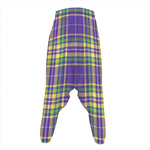 Mardi Gras Tartan Plaid Pattern Print Hammer Pants