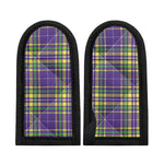 Mardi Gras Tartan Plaid Pattern Print Skillet Handle Cover