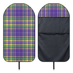 Mardi Gras Tartan Plaid Pattern Print Waterproof Car Seat Cover