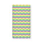 Mardi Gras Wave Pattern Print Baby Crib Sheet