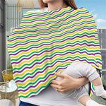 Mardi Gras Wave Pattern Print Baby Seat Cover