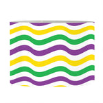Mardi Gras Wave Pattern Print Drum Lamp Shade
