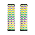 Mardi Gras Wave Pattern Print Handle Covers