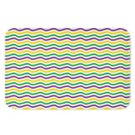 Mardi Gras Wave Pattern Print Indoor Door Mat