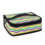 Mardi Gras Wave Pattern Print Small Lunch Bag