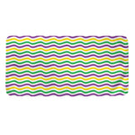 Mardi Gras Wave Pattern Print Towel