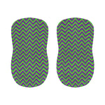 Mardi Gras Zigzag Pattern Print Bar Stool Covers