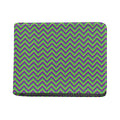 Mardi Gras Zigzag Pattern Print Bifold Wallet