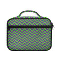 Mardi Gras Zigzag Pattern Print Briefcase Bible Bag