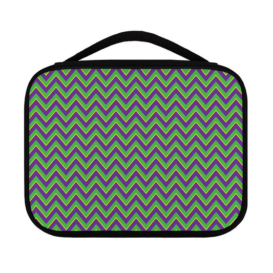 Mardi Gras Zigzag Pattern Print Classic Bible Case