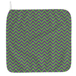 Mardi Gras Zigzag Pattern Print Hand Towel