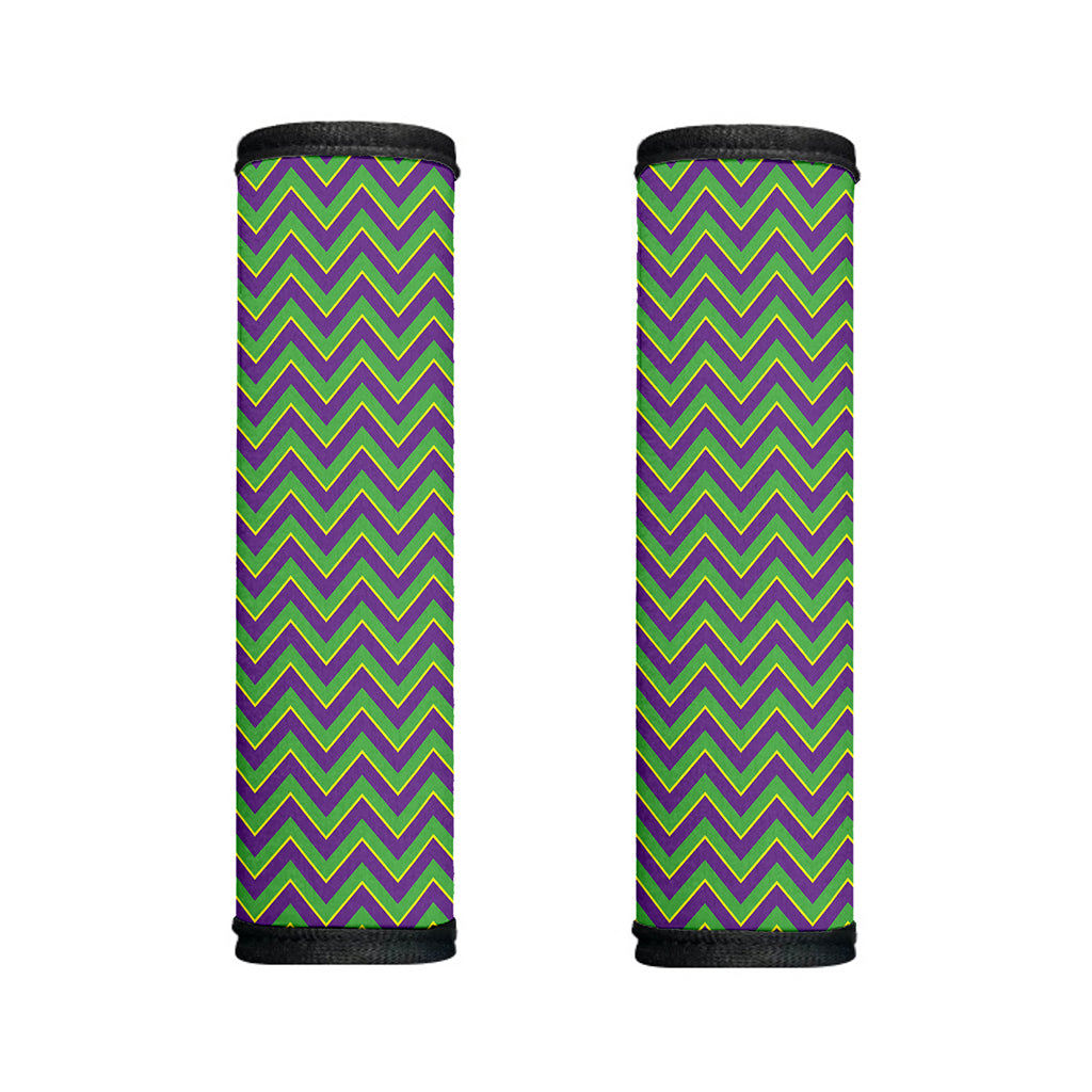 Mardi Gras Zigzag Pattern Print Handle Covers