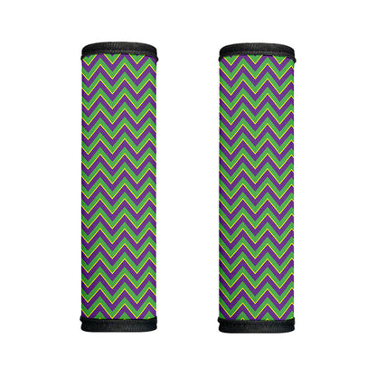Mardi Gras Zigzag Pattern Print Handle Covers