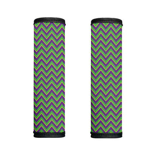 Mardi Gras Zigzag Pattern Print Handle Covers