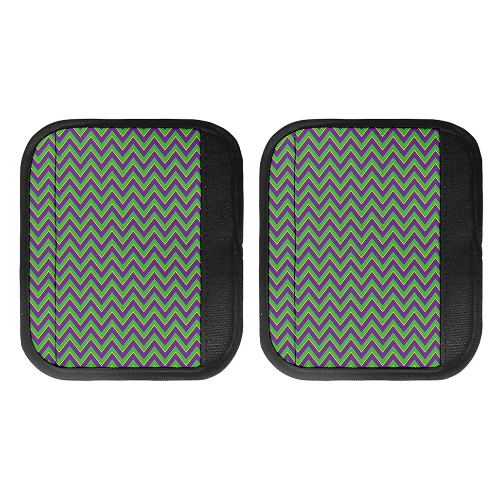 Mardi Gras Zigzag Pattern Print Handle Covers