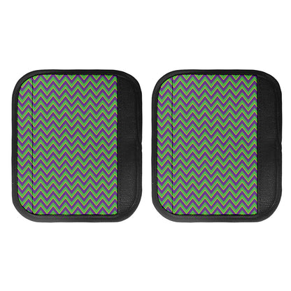 Mardi Gras Zigzag Pattern Print Handle Covers